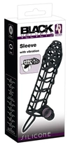 Насадка-сітка на пеніс з вібрацією Black Velvets Sleeve & Vibe (18364000000000000) - зображення 7