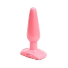 Анальная пробка Doc Johnson Butt Plug Pink - Slim Medium цвет розовый (00492016000000000) - изображение 2
