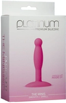 Анальная пробка Platinum Premium Silicone The Minis Smooth Small цвет розовый (17585016000000000) - изображение 2