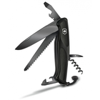 Складной нож Victorinox RANGERGRIP 55 Onyx Black 130мм/3сл/12функ/черн /lock/штоп/пила - зображення 2