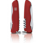 Складной нож Victorinox CHEESE MASTER 111мм/8функ/крас.мат /волн/lock/штоп/вилка - зображення 4