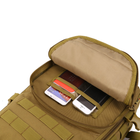 Рюкзак похідний тактичний 30л Protector Plus X7 S413 coyote - зображення 6