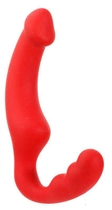 Безремневой страпон Purrfect Silicone Butt Plug Red (15325000000000000) - изображение 1