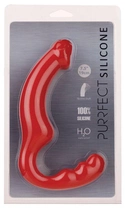 Безремневой страпон Purrfect Silicone Butt Plug Red (15325000000000000) - изображение 2