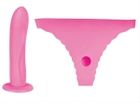 Страпон зі знімною насадкою з силікону Vibe Therapy Gratify колір рожевий (08074016000000000) - зображення 1