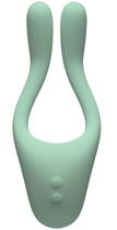 Мультифункциональный вибратор Doc Johnson Tryst v2 Bendable Multi Erogenous Zone Massager with Remote цвет салатовый (22351011000000000) - изображение 3