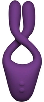 Мультифункциональный вибратор Doc Johnson Tryst v2 Bendable Multi Erogenous Zone Massager with Remote цвет фиолетовый (22351017000000000) - изображение 2