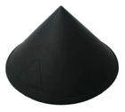 Ексклюзивний вібратор "Конус" від Twisted Products колір чорний (08085005000000000) - зображення 1