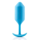 Професійна анальна пробка B-Vibe Snug Butt Plug 3 колір блакитний (+21793008000000000) - зображення 2