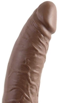 Фаллоимитатор коричневый Pipedream Basix Rubber Works Slim 7 (08547000000000000) - изображение 3