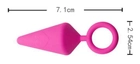 Анальна пробка Chisa Novelties Candy Plug S колір рожевий (20683016000000000) - зображення 6