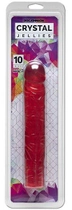 Фалоімітатор Doc Johnson Crystal Jellies Classic 10 inch колір червоний (+08656015000000000) - зображення 5