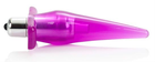 Анальна вибропробка California Exotic Novelties Mini Vibro Teases колір рожевий (14170016000000000) - зображення 4