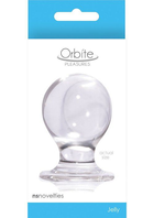 Анальна пробка Orbite Pleasures Large, 6.8 см колір прозорий (+11845041000000000) - зображення 2