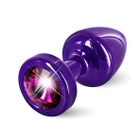 Анальная пробка Diogol Anni Butt Plug Round, 6,1см цвет фиолетовый (17198791000000000) - изображение 1