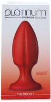 Анальная пробка Platinum Premium Silicone The Rocket цвет красный (16188015000000000) - изображение 2