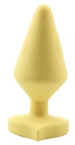 Анальна пробка Chisa Novelties Luv Heart Plug Small колір жовтий (20710012000000000) - зображення 1