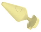Анальна пробка Chisa Novelties Luv Heart Plug Small колір жовтий (20710012000000000) - зображення 3