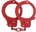 Наручники Bondx Metal Cuffs колір червоний (15939015000000000) - зображення 2