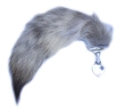 Анальная пробка Crystal Minx Tail Plug с натуральным мехом койота (13127000000000000) - изображение 4