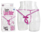 Клиторальный вибратор 7-Function Silicone Love Rider Lovers Thongs цвет розовый (13091016000000000) - изображение 1