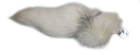 Анальная пробка Crystal Minx Tail Plug с натуральным мехом арктической мраморной лисы (13128000000000000) - изображение 4