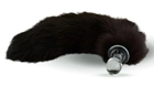 Анальная пробка Crystal Minx Real Fur Tails Brown Fox Tail с натуральным мехом коричневой лисы (16936000000000000) - изображение 1