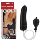 Анальна пробка з грушею Colt Hefty Probe Inflatable Butt Plugs колір чорний (13034005000000000) - зображення 1