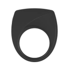 Ерекційне кільце у вигляді персня з вібрацією OVO B6 колір чорний (12393005000000000) - зображення 2
