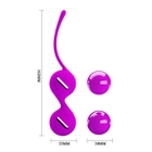 Вагінальні кульки Baile Kegel Tighten колір фіолетовий (06639017000000000) - зображення 6