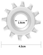 Ерекційне кільце Power Plus Cock Ring Series колір прозорий (18908041000000000) - зображення 6