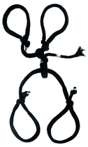 Бондажние ремені Fetish Fantasy Series Silk Rope Hogtie (16042000000000000) - зображення 3