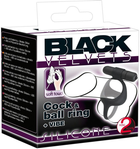 Эрекционное кольцо с вибрацией Black Velvets Cock & Ball Ring + Vibe (19921000000000000) - изображение 6