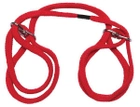 Бондаж для рук Doc Johnson Japanese Style Bondage Wrist or Ankle Cuffs колір червоний (21902015000000000) - зображення 1