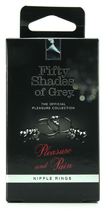 Зажимы для сосков Fifty Shades of Grey Pleasure and Pain Nipple Rings (16166000000000000) - изображение 8