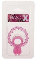 Эрекционное кольцо Basicx Tpr Double Cockring 1inch цвет розовый (15289016000000000) - изображение 3