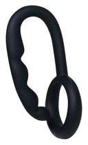 Эрекционное кольцо со стимулятором простаты Mr. Hook цвет черный (15475005000000000) - изображение 3