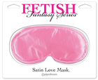 Маска на очі Fetish Fantasy Series Satin Love Mask Pink (03768000000000000) - зображення 4