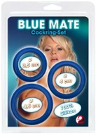 Набор эрекционных колец Blue Mate Cockring Set (17505000000000000) - изображение 4