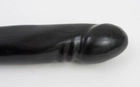 Двухсторонний фаллоимитатор Doc Johnson Double Header 18 Smooth цвет черный (18512005000000000) - изображение 3