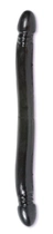 Двухсторонний фаллоимитатор Doc Johnson Double Header 18 Smooth цвет черный (18512005000000000) - изображение 5