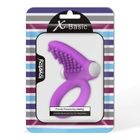 Ерекційне кільце X-Basic Tongue Silicone Cockring колір фіолетовий (12558017000000000) - зображення 1