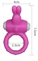 Ерекційне кільце зі стимулятором клітора Power Clit Cockring Thriller колір рожевий (16881016000000000) - зображення 5