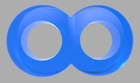 Подвійне ерекційне кільце Chisa Novelties Duo Cock 8 Ball Ring колір блакитний (20658008000000000) - зображення 3