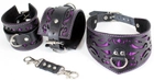 Чорно-фіолетовий ажурний комплект Scappa в стилі бароко розмір XS (21683000004000000) - зображення 6