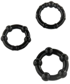 Набор из трех черных гелевых эрекционных колец Stay Hard (00846000000000000) - изображение 2