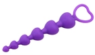 Анальная цепочка Chisa Novelties Heart Booty Beads цвет фиолетовый (20021017000000000) - изображение 2