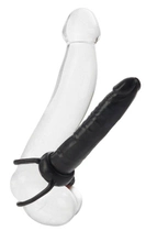 Насадка на пеніс для подвійного проникнення Accommodator Dual Penetrators колір чорний (11007005000000000) - зображення 4