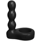 Эрекционное кольцо с анальным отростком Platinum Premium Silicone The Double Dip 2 цвет черный (14213005000000000) - изображение 1