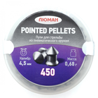 Пули Люман 0.68г Pointed pellets 450 шт/пчк - зображення 1